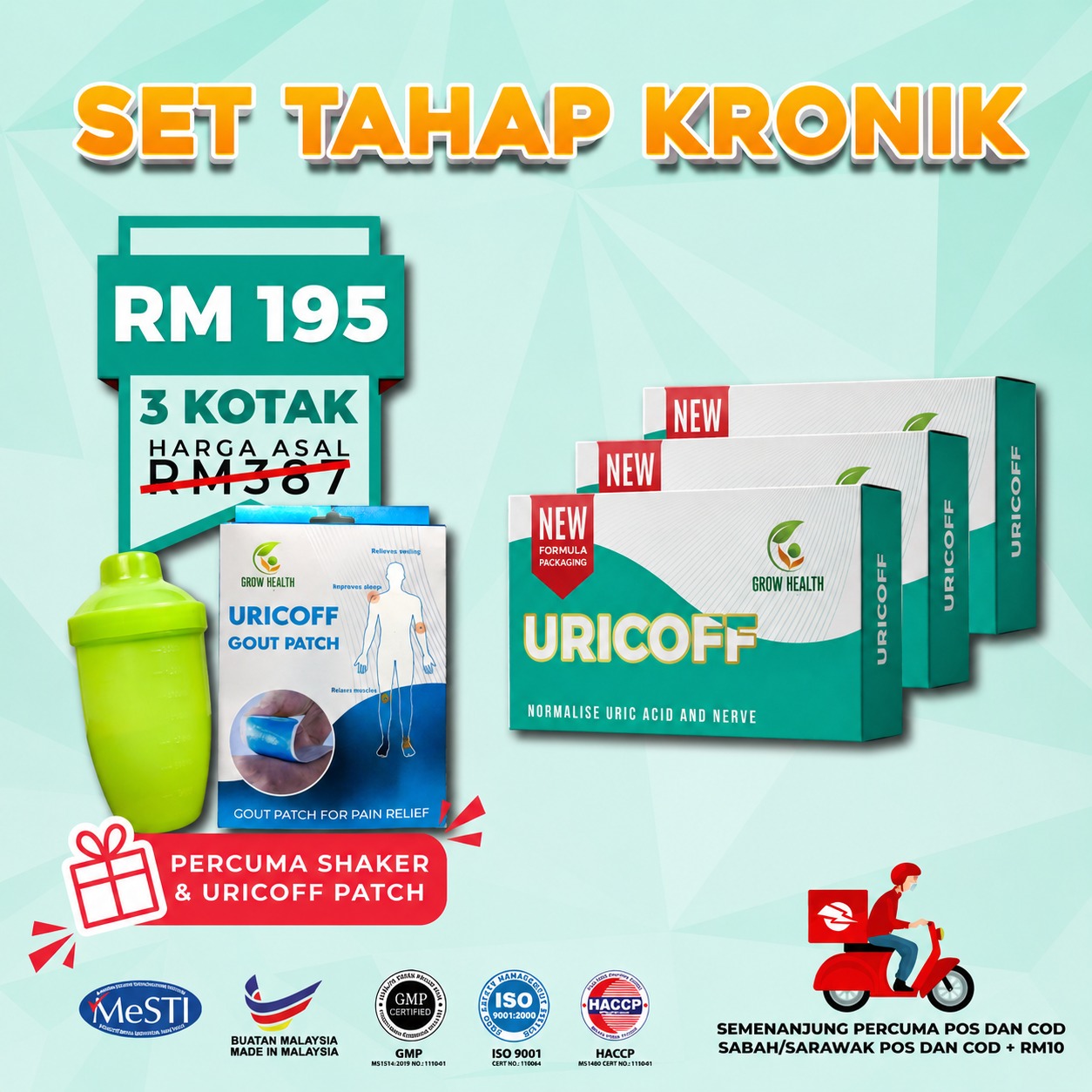 SET TAHAP KRONIK (3 KOTAK)